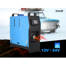 Mощен модел дизел печка за превозни средства с LCD дисплей и дистанционно 12/24 V – DUa39